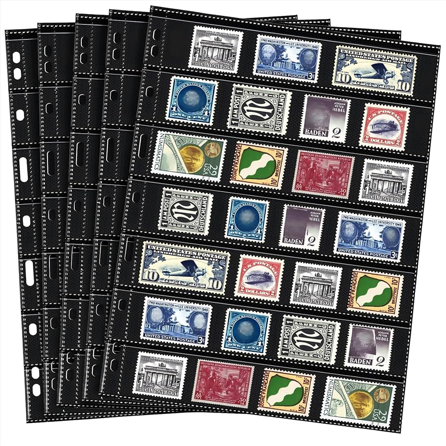 Amazon.com: Cindeer 20 Sheets Stamp Pages Collector Album